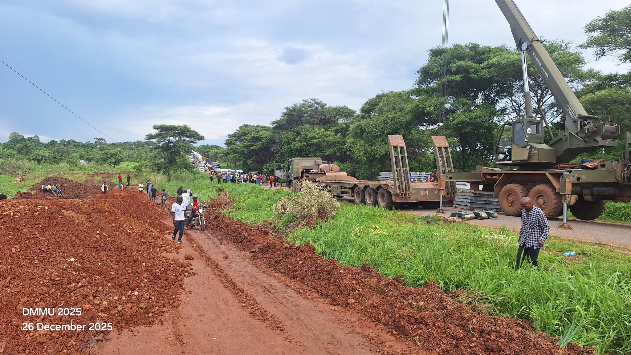TRAFFIC FLOWS AS KANKUMBA DIERSION OPENS